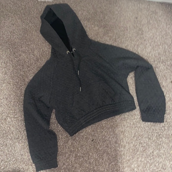 Grey Crop Sweater - Picture 2 of 5